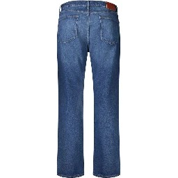 Blue Cotton Men Jeans