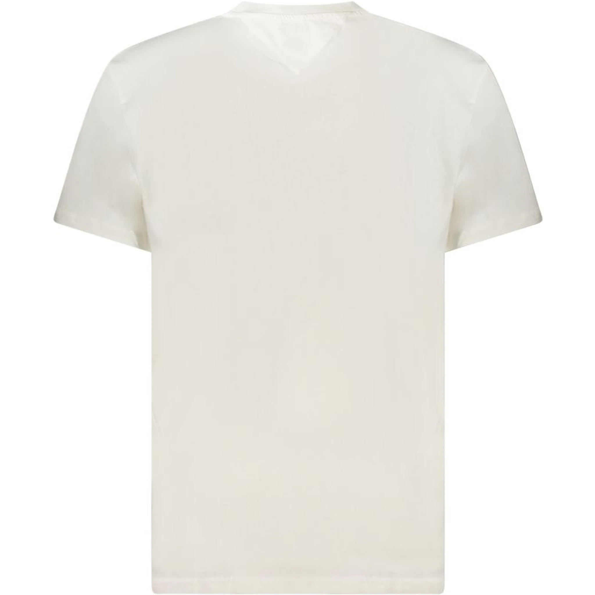 White Cotton Men T-Shirt