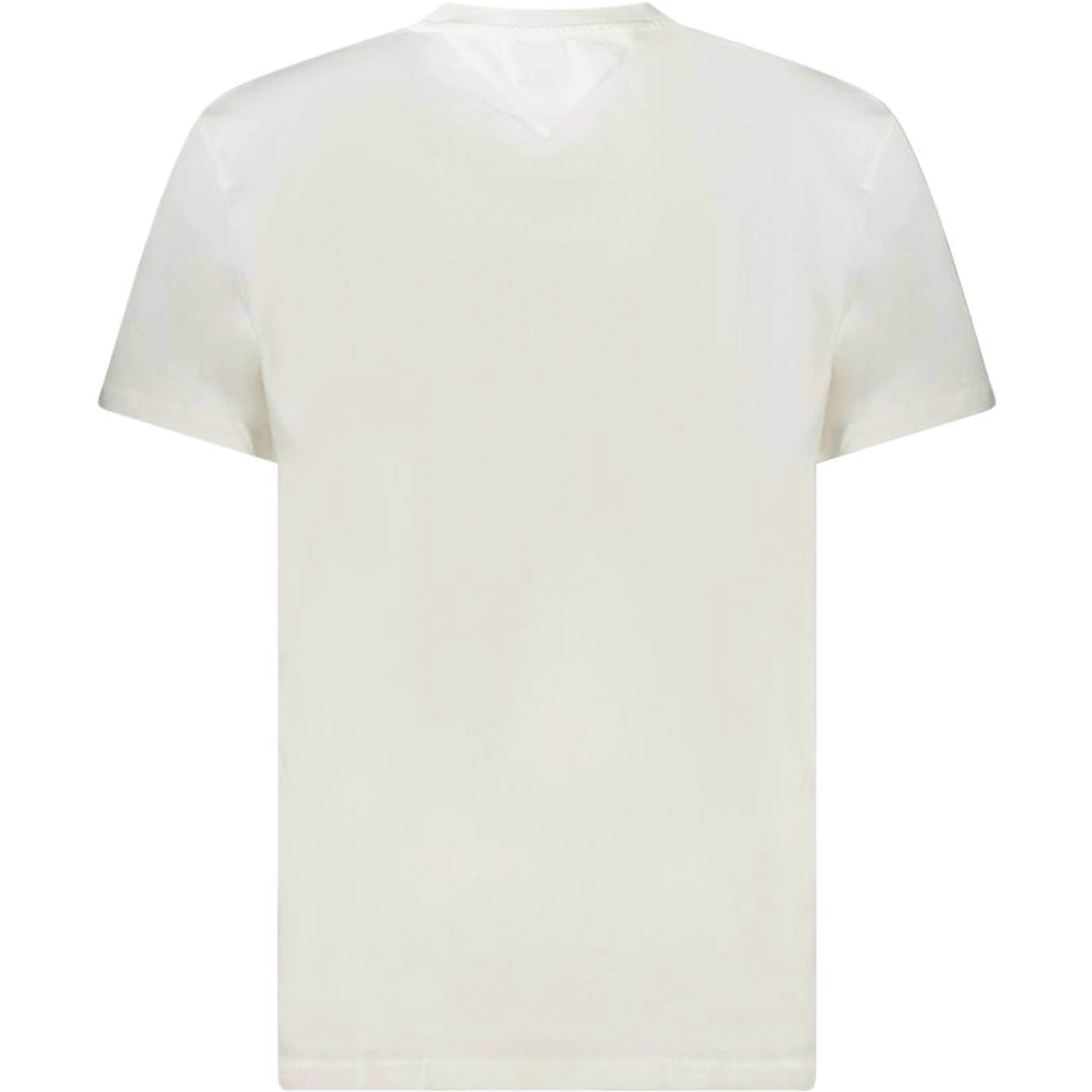 White Cotton Men T-Shirt
