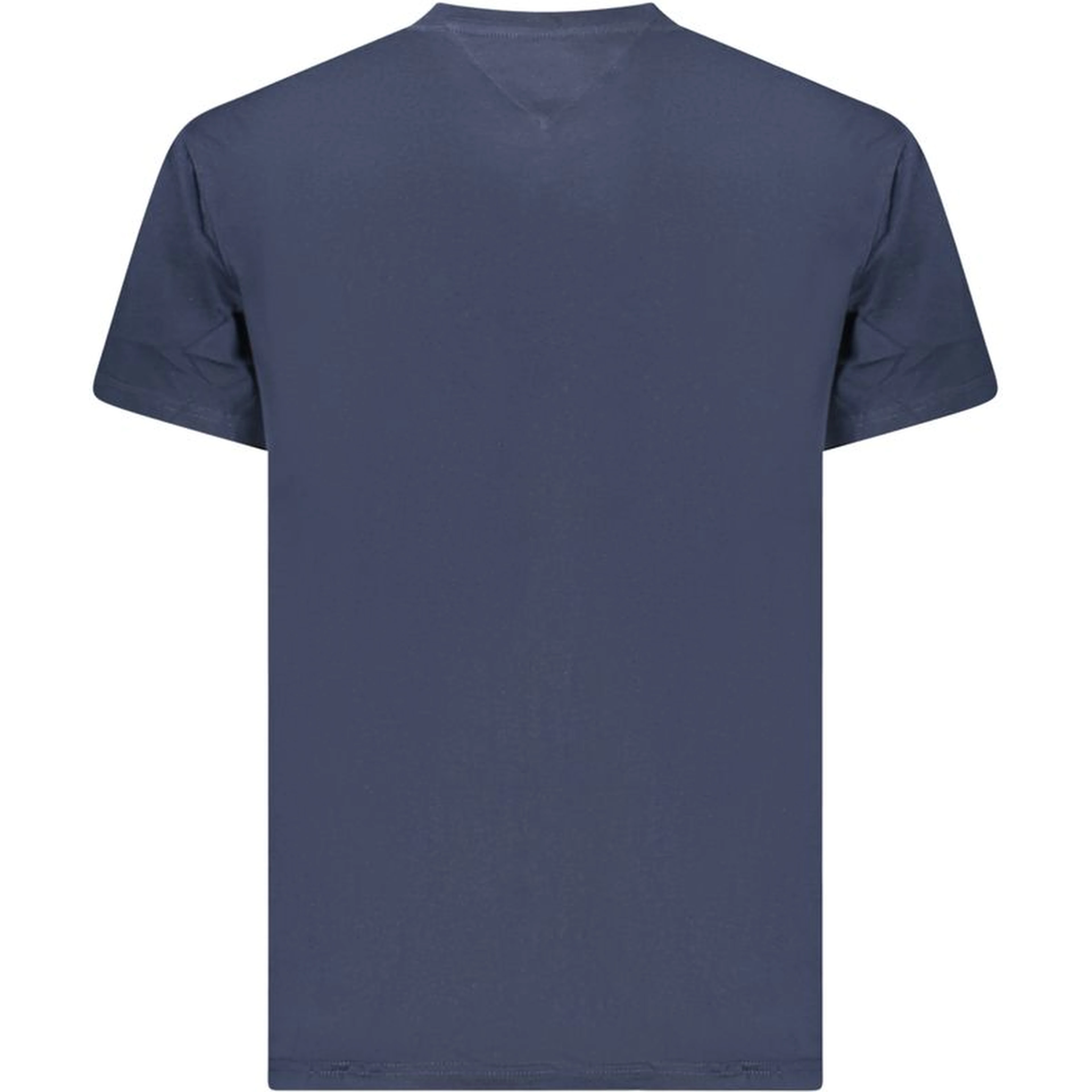 Blue Cotton Men T-Shirt