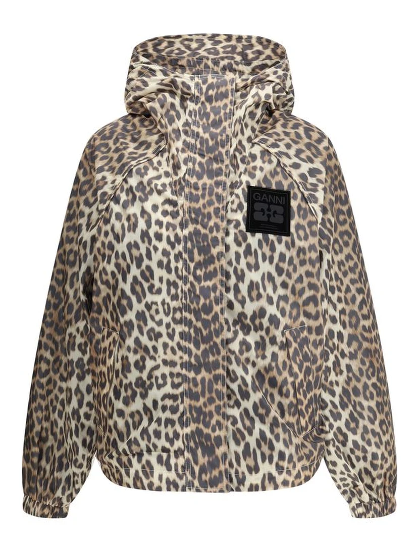 Multicolor Nylon Rain Coat