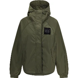 Green Nylon Shell Jacket