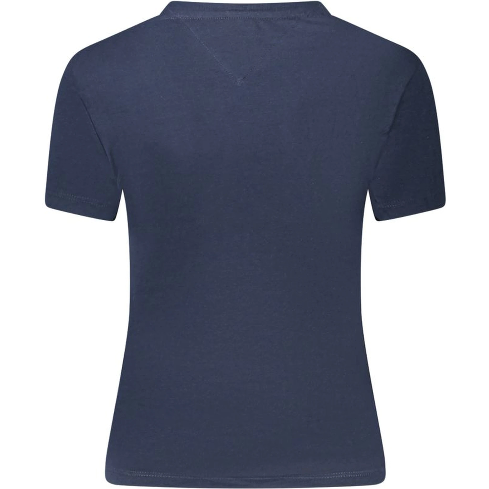 Blue Cotton Women T-Shirt