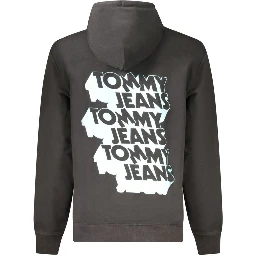 Black Cotton Men Sweater