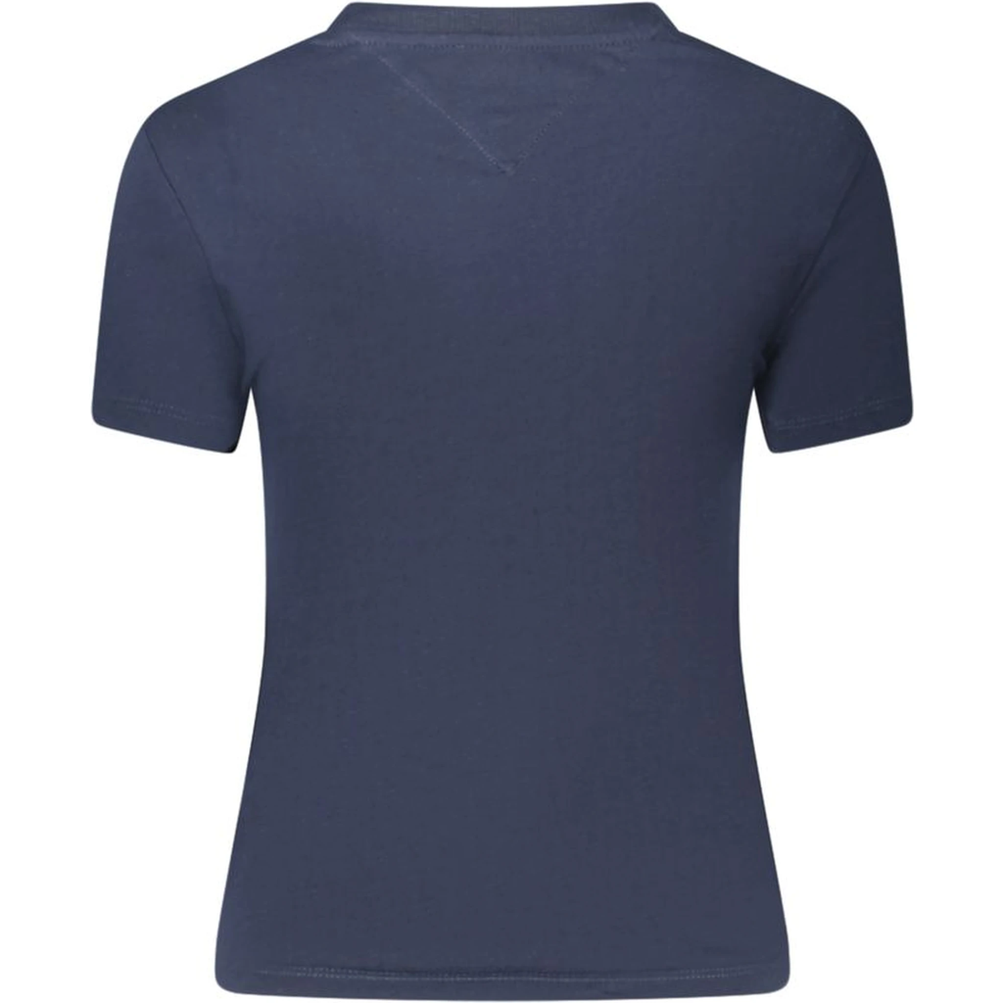 Blue Cotton Women T-Shirt