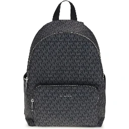 Black Polyester Backpack