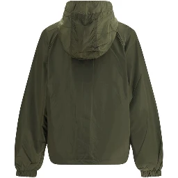 Green Nylon Shell Jacket
