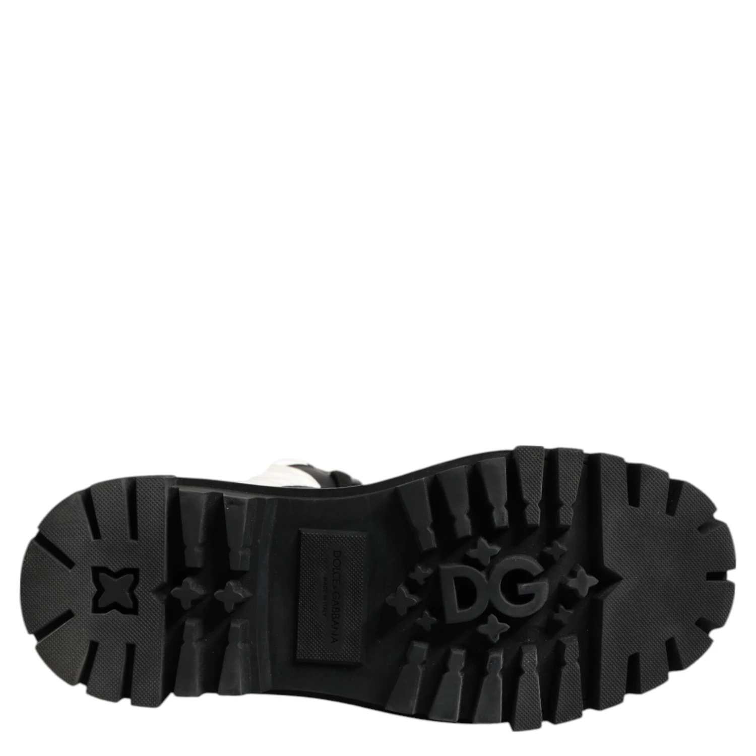 Black White Padded Mid Calf Lace Up Boots Shoes