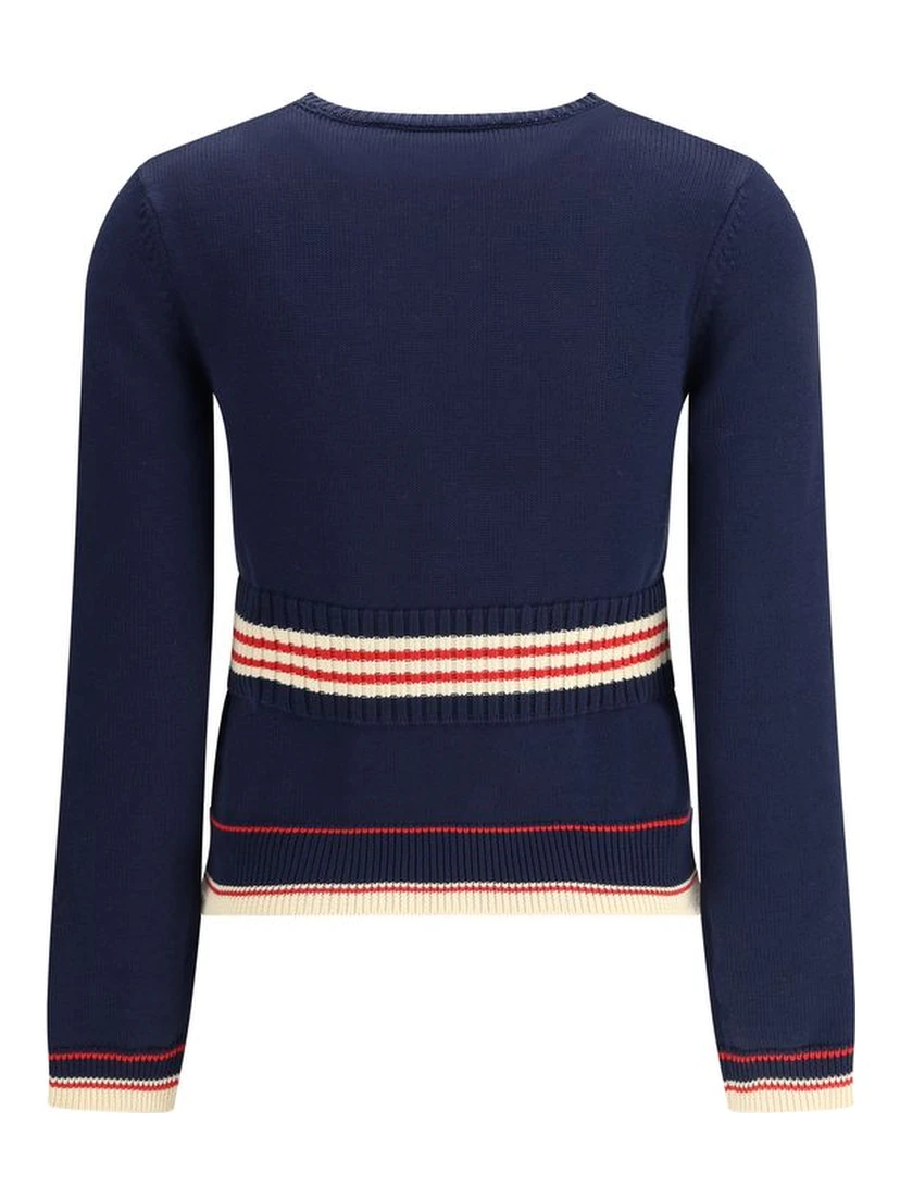 Blue Cotton Sweatshirt