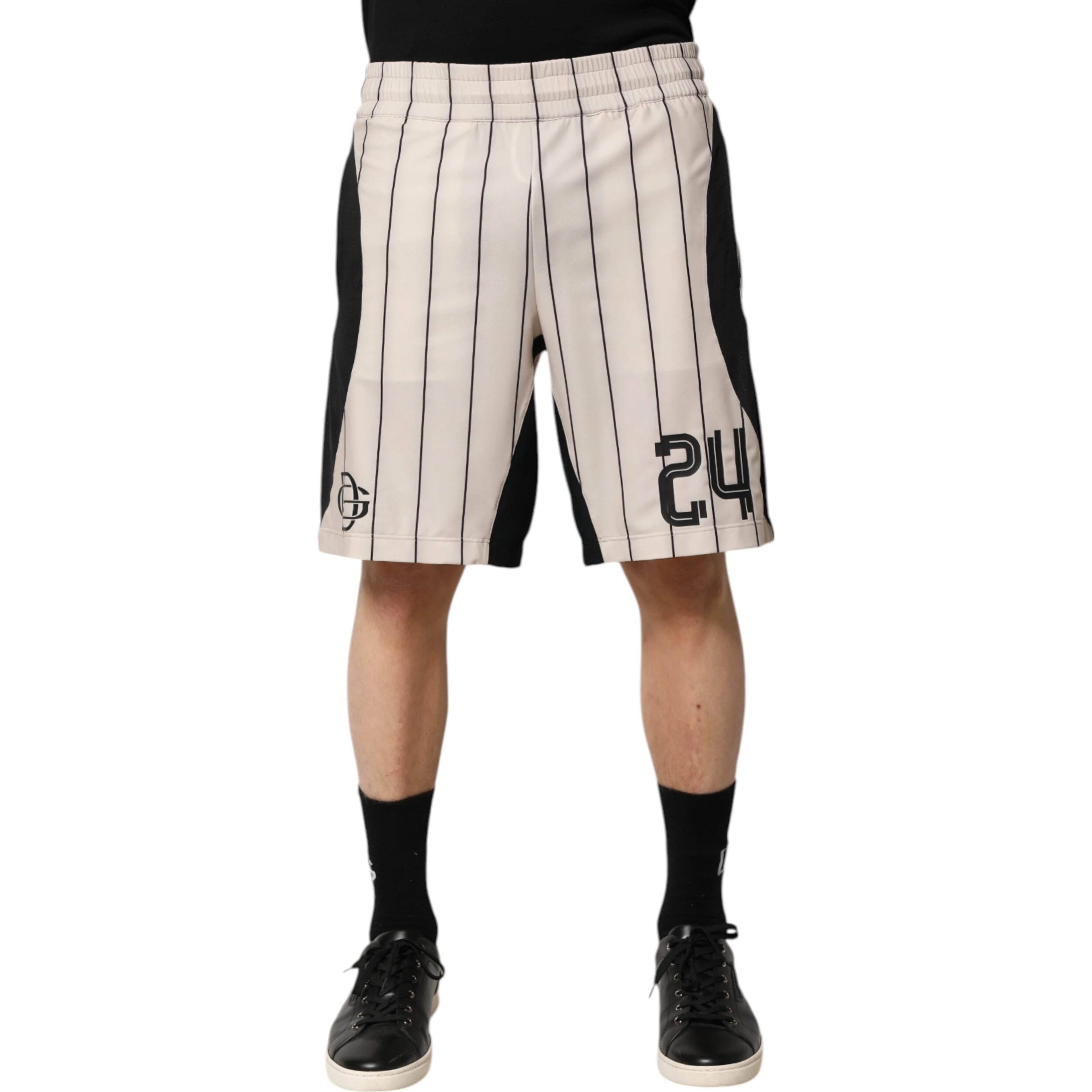 Off White Polyester DG Logo Sweatshorts Shorts