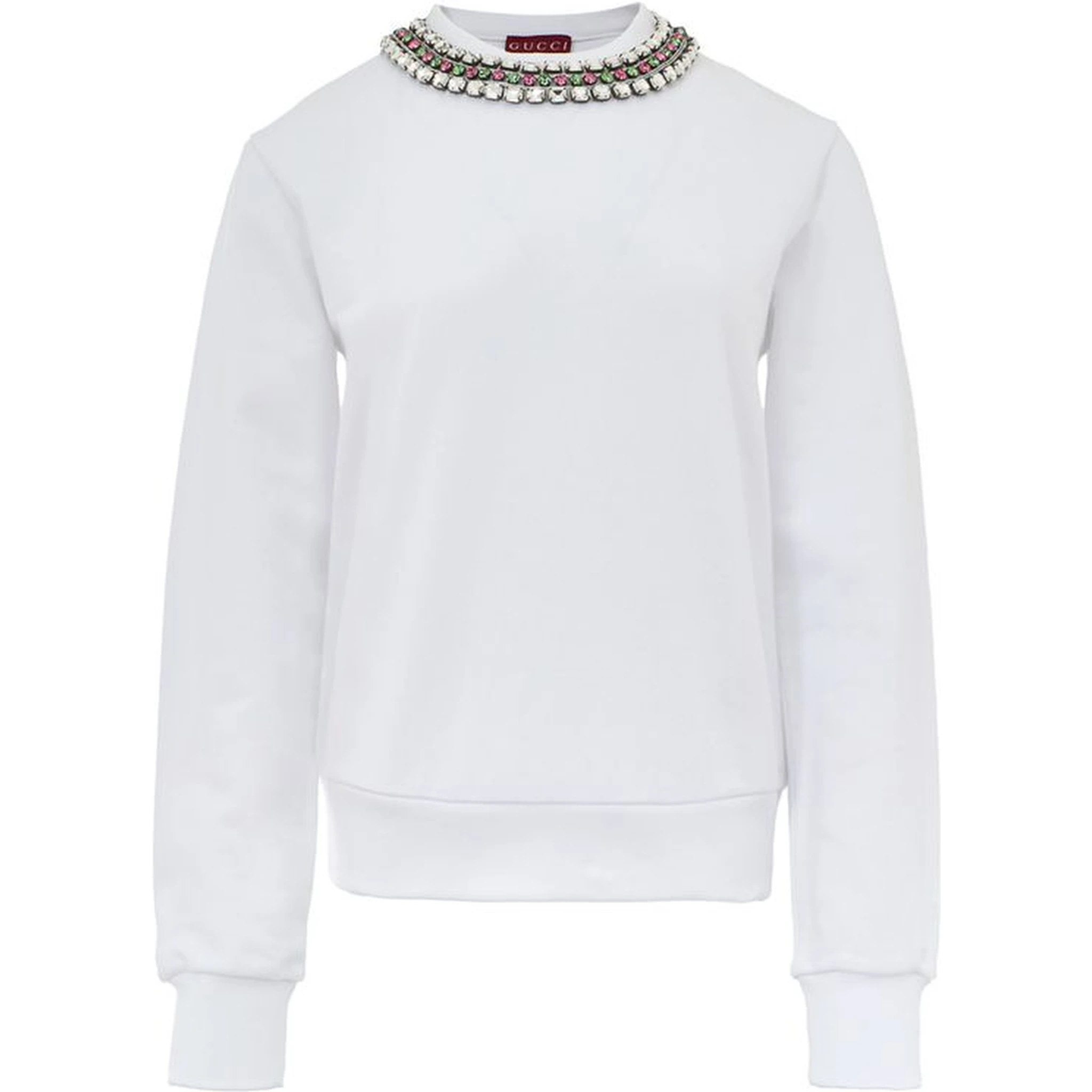 White Cotton Sweatshirt