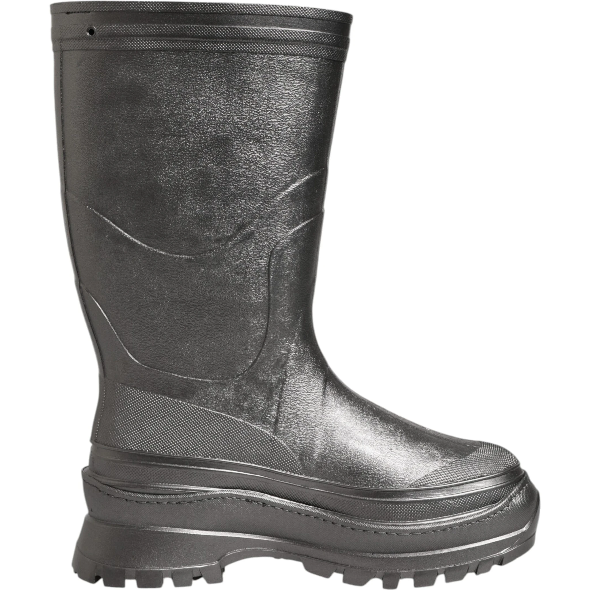 Black Argento Pull On Rain Boots Shoes