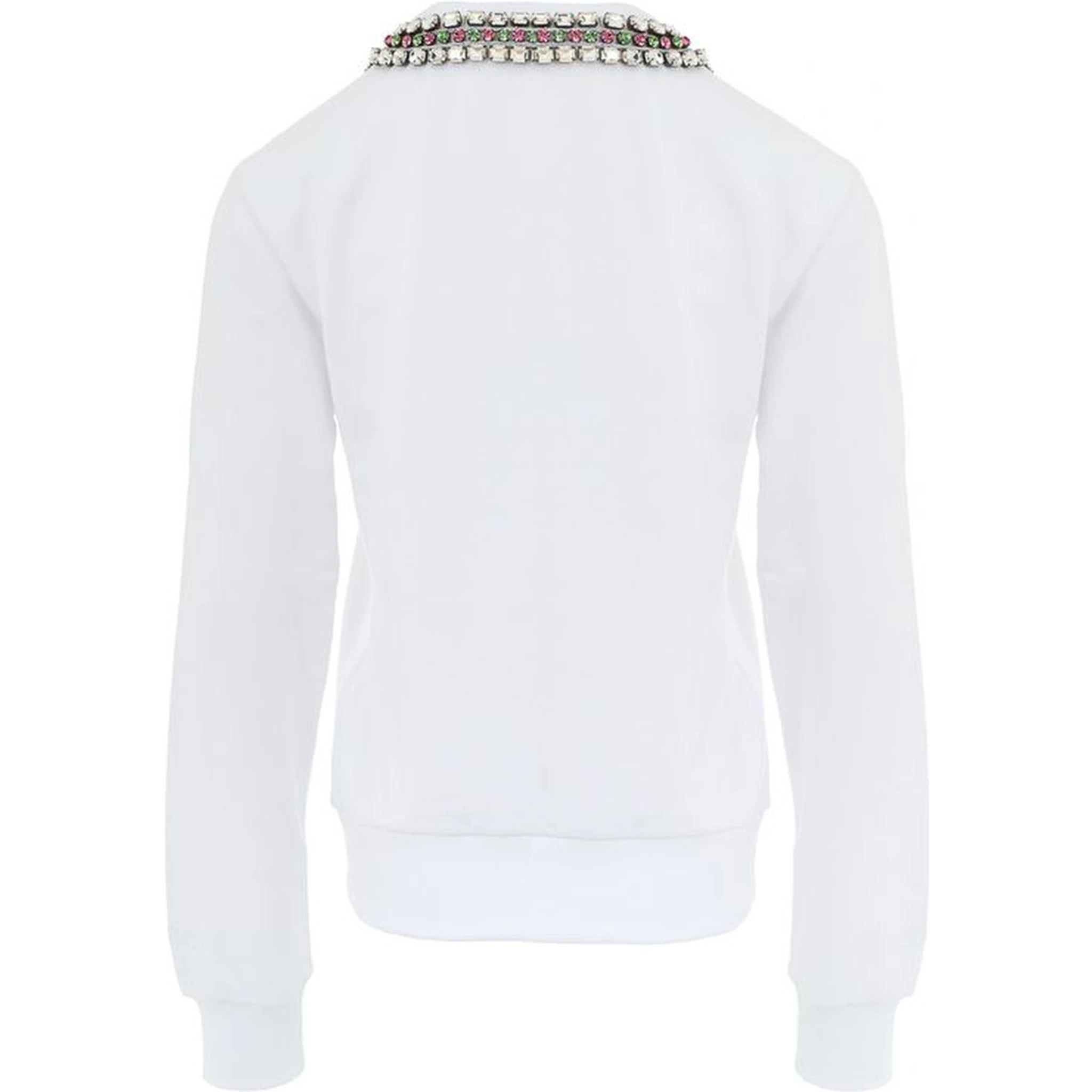 White Cotton Sweatshirt