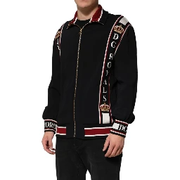 Black DG King Full Zip Sweatshirt  Sweater