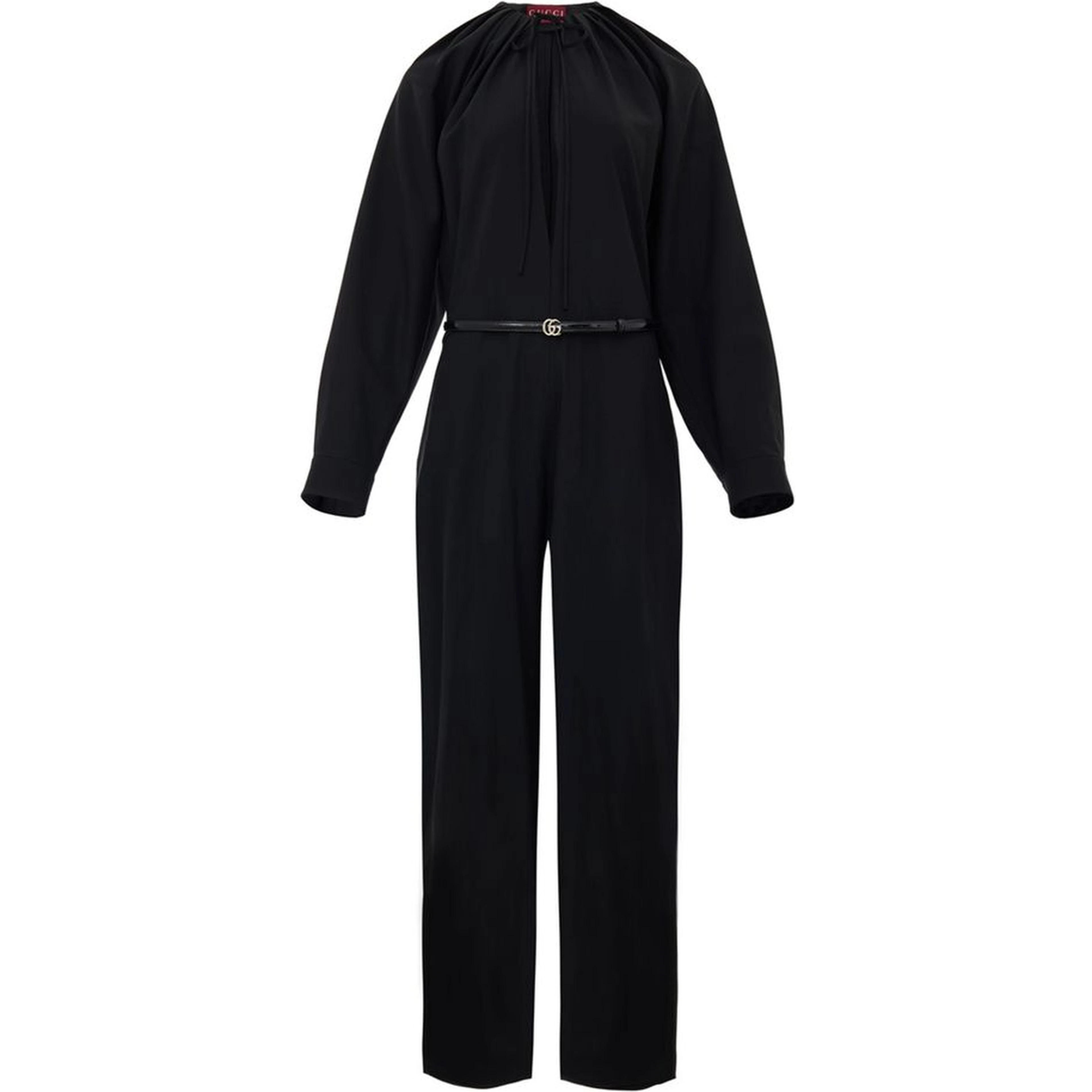 Black Wool Jumpsuit