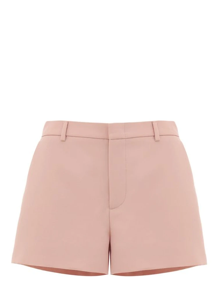 Pink Wool Shorts