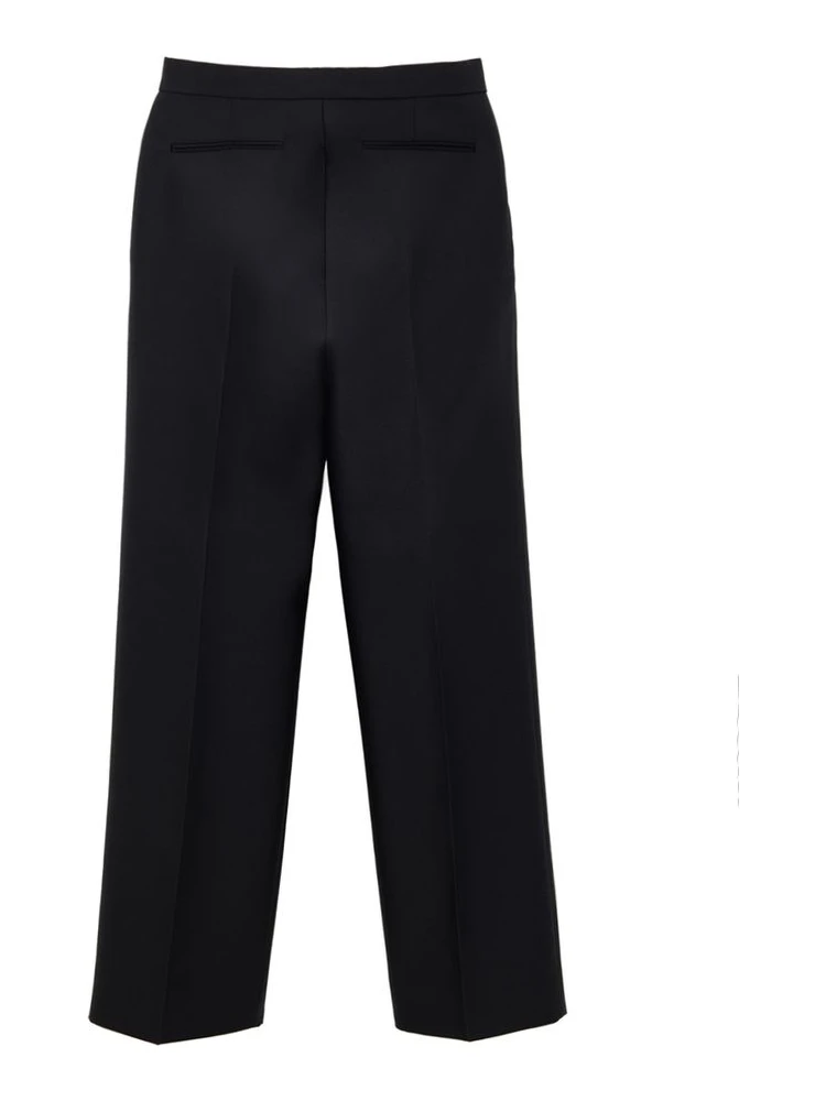 Black Cotton Casual Pants alternative