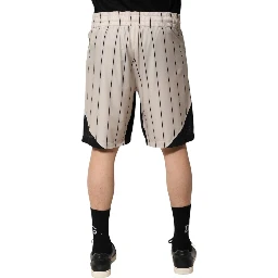 Off White Polyester DG Logo Sweatshorts Shorts