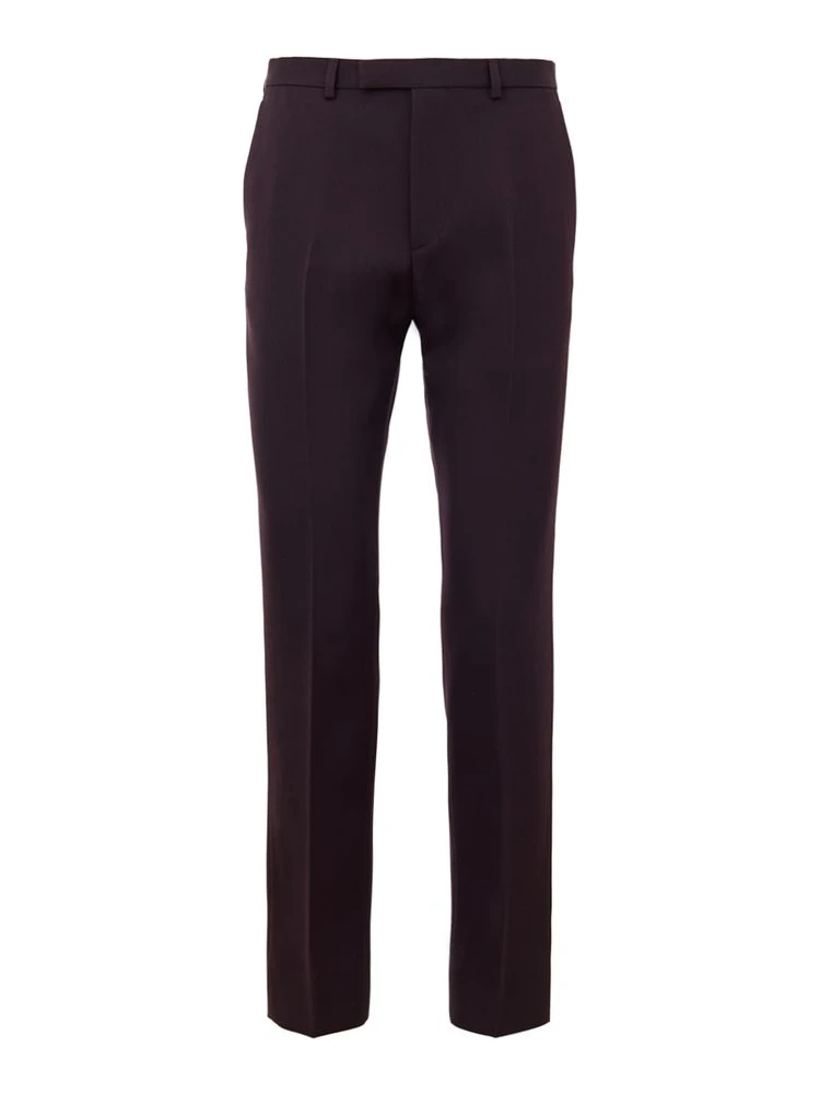 Bordeaux Wool Dress Pants