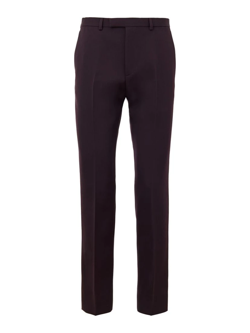 Bordeaux Wool Dress Pants