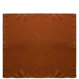Brown Silk Pocket Square