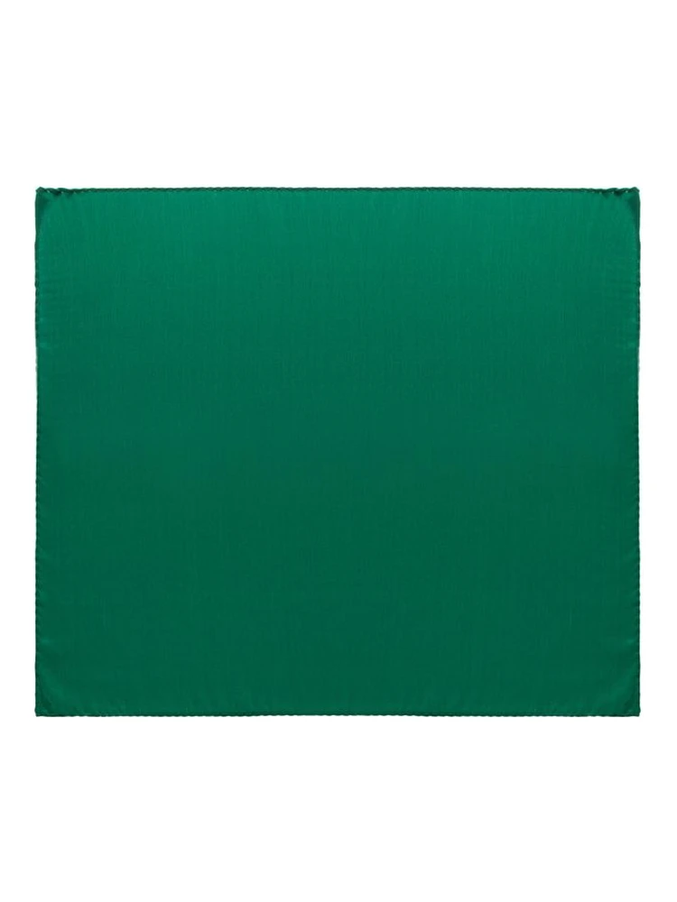 Green Silk Pocket Square
