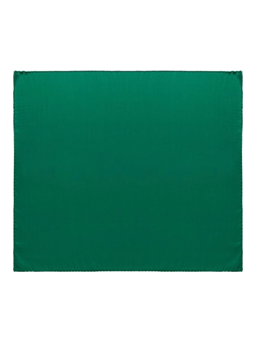 Green Silk Pocket Square