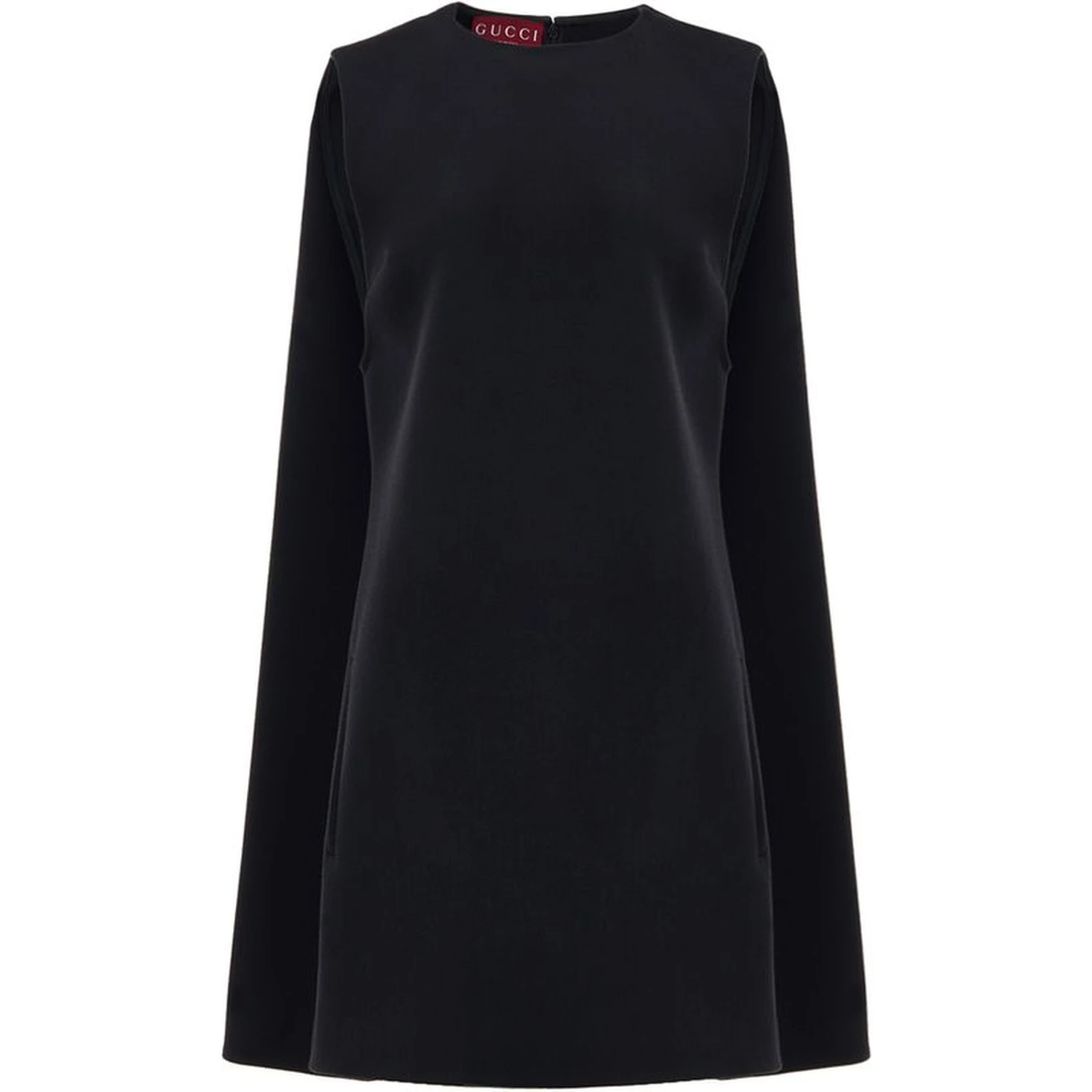 Black Wool Casual Dress