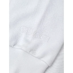 White Cotton Sweatshirt