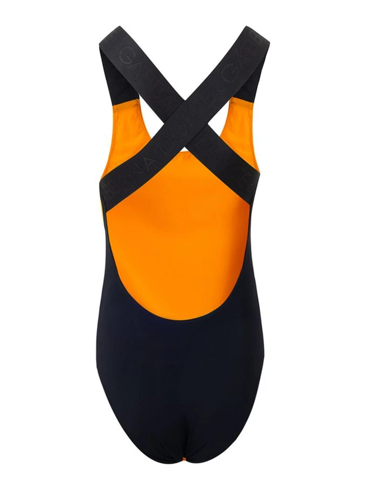 Orange Polyester One-Piece Swimsuit alternative