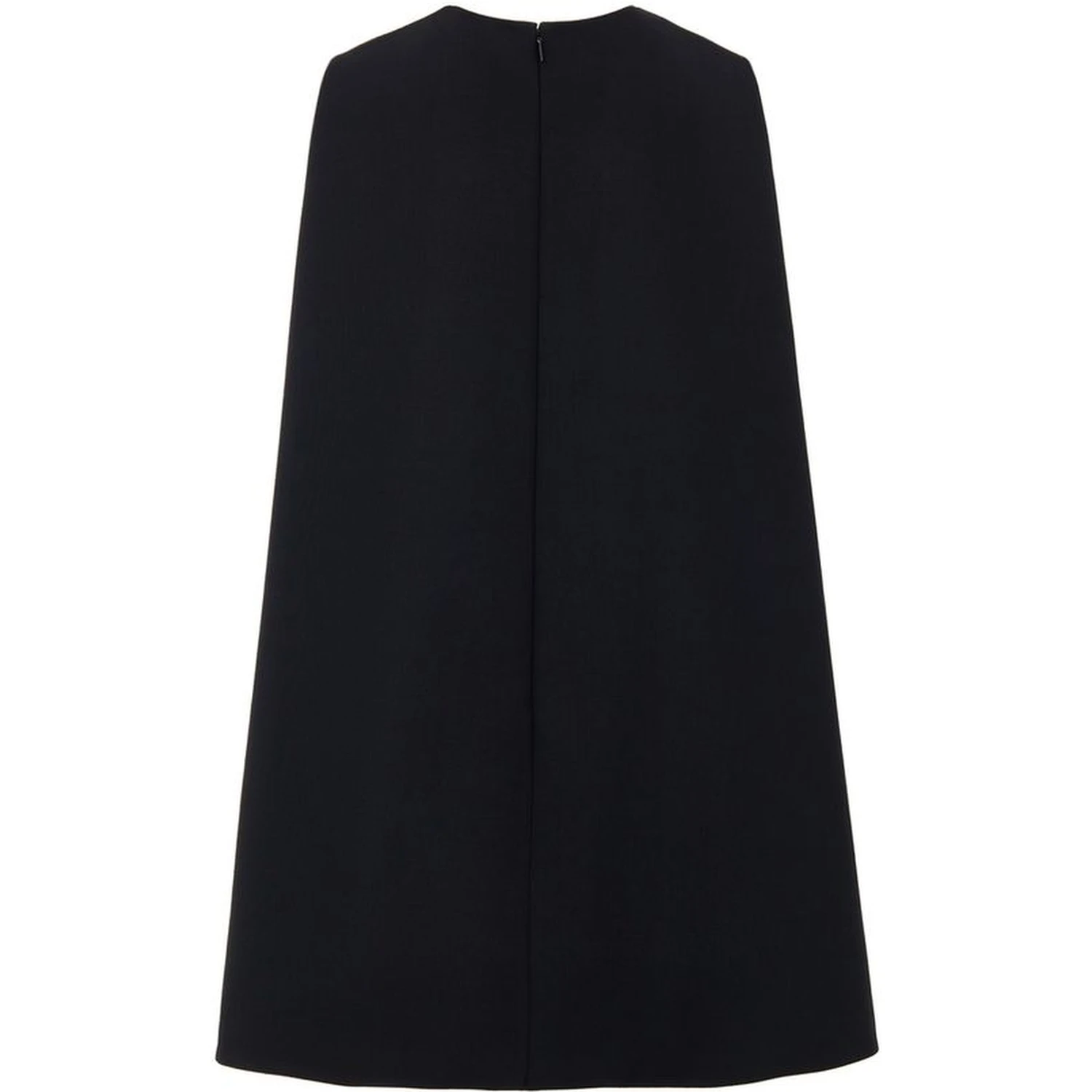 Black Wool Casual Dress