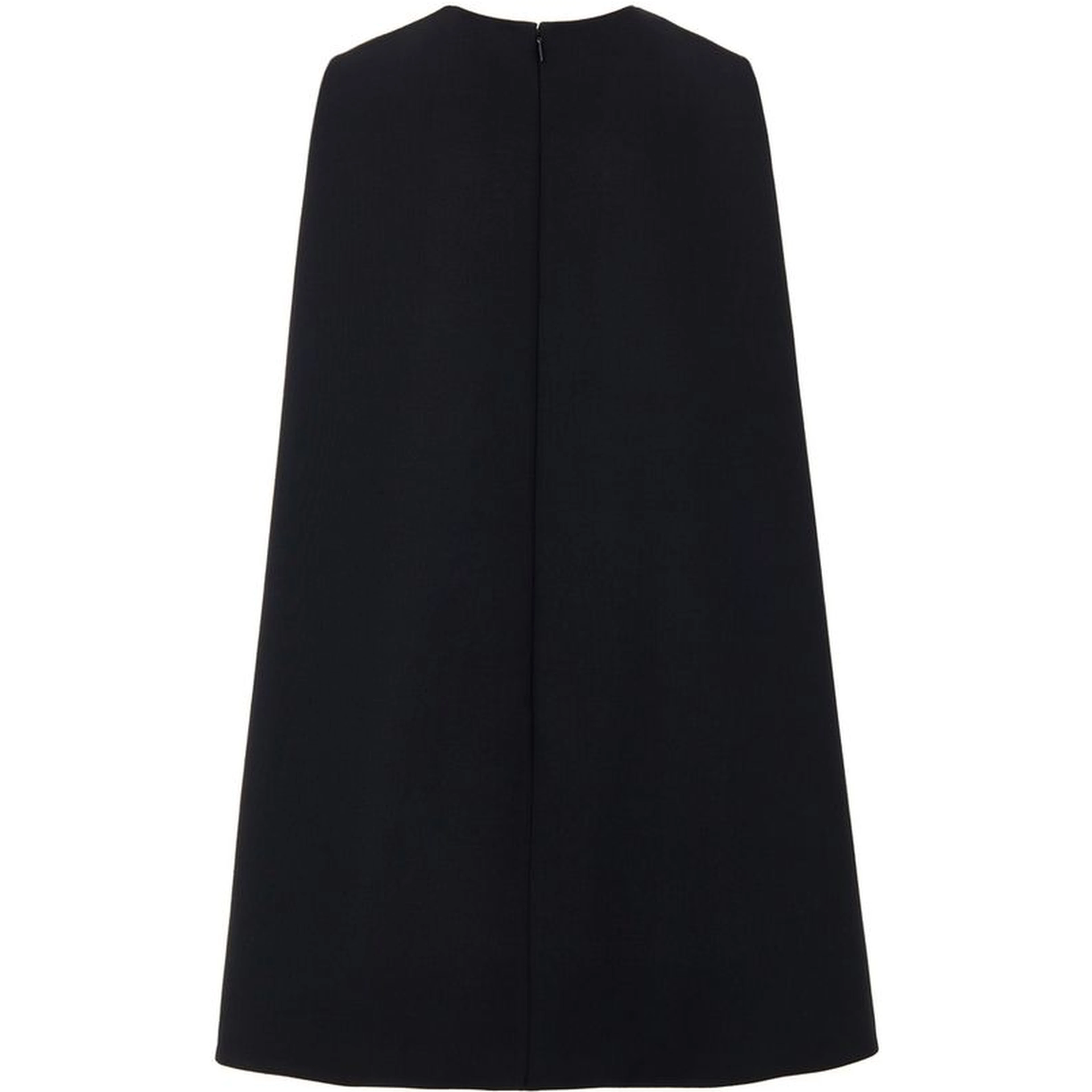 Black Wool Casual Dress