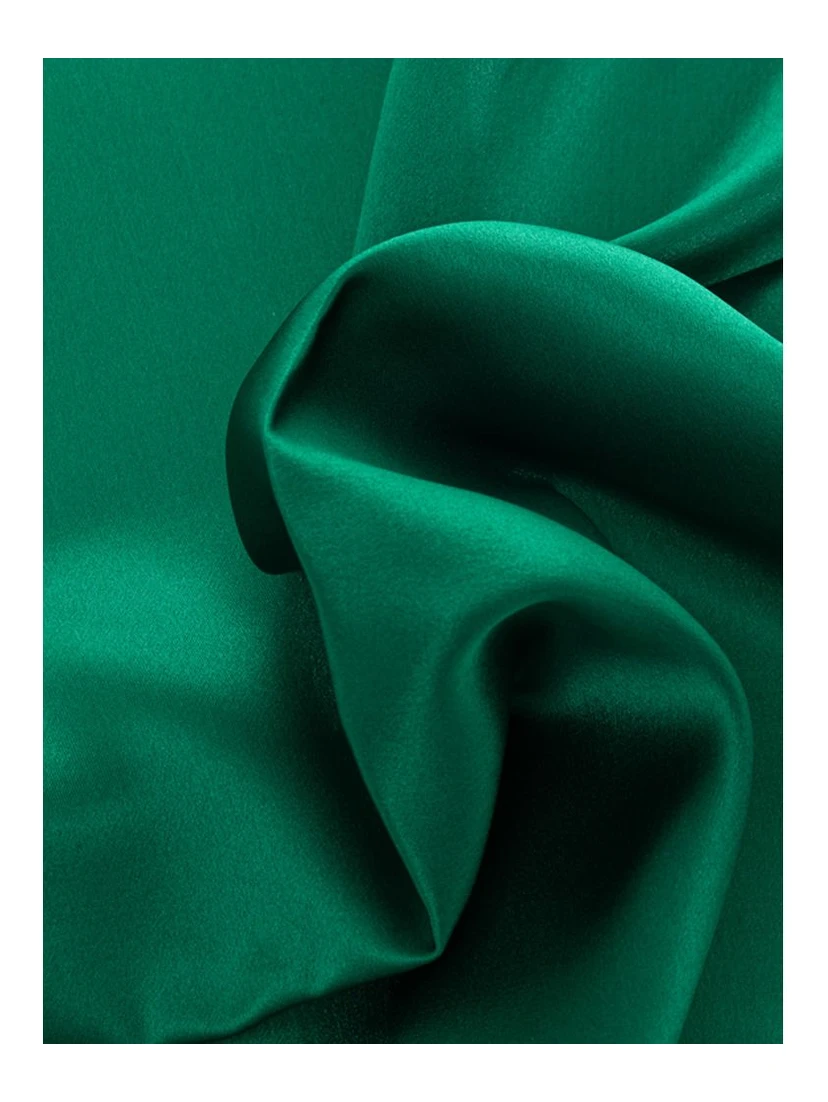 Green Silk Pocket Square