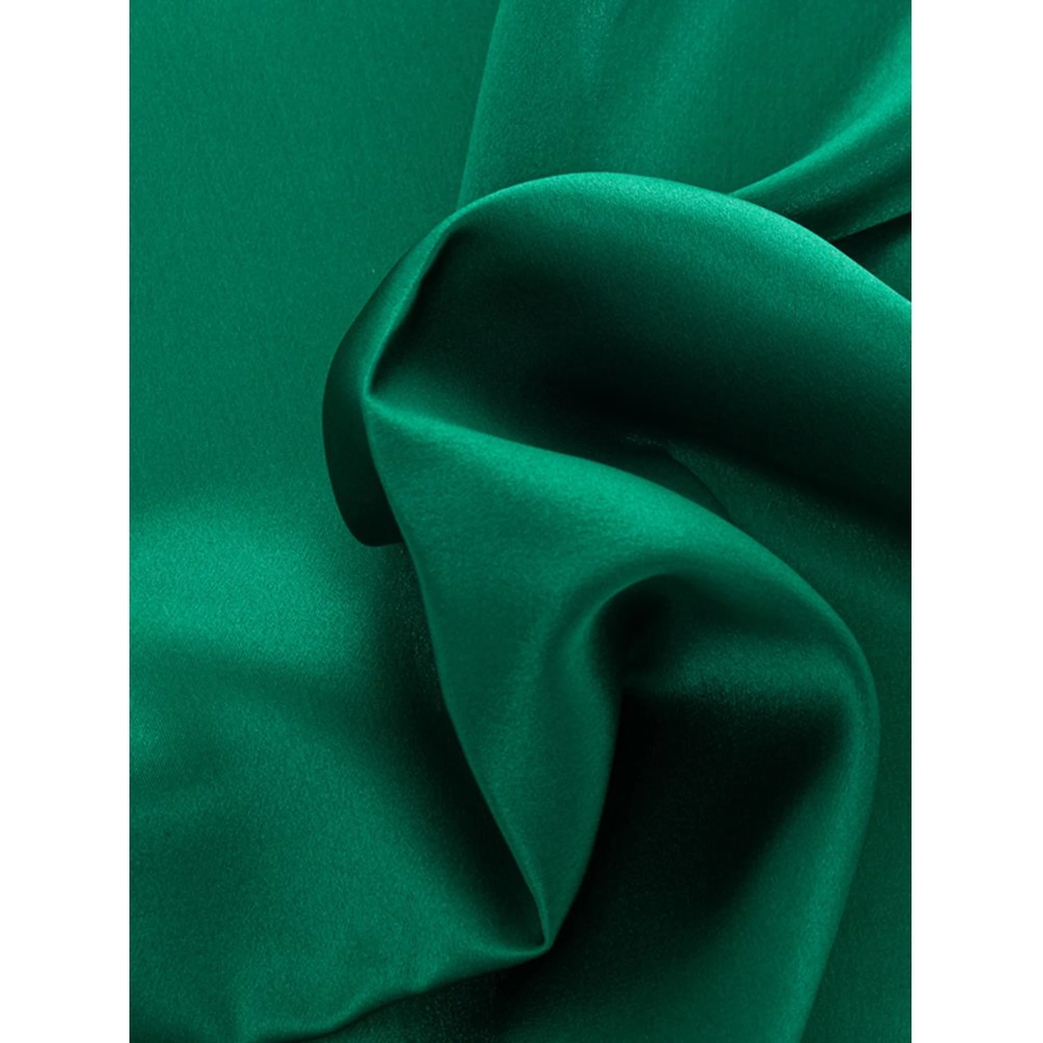 Green Silk Pocket Square