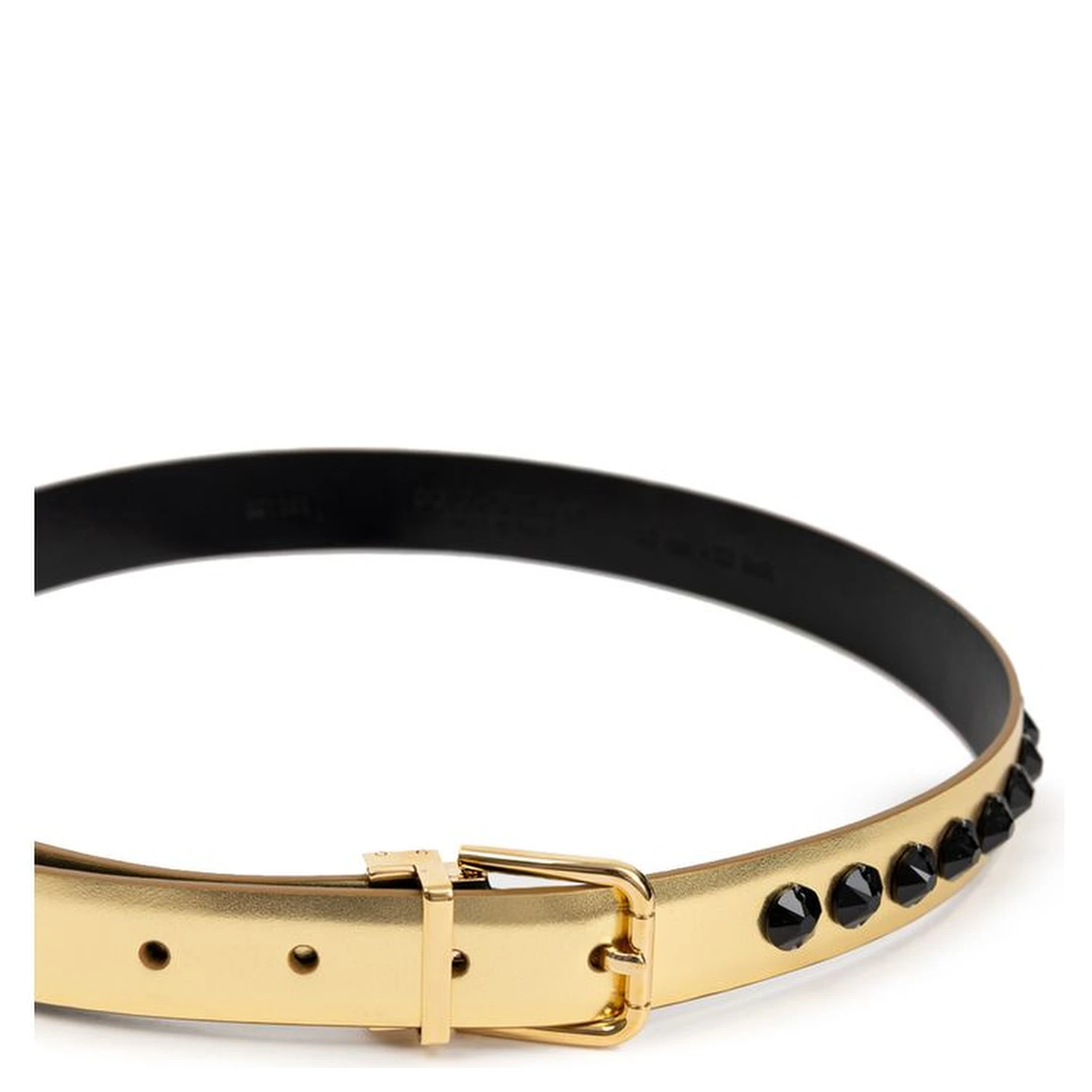 Gold Leather Regular Belt