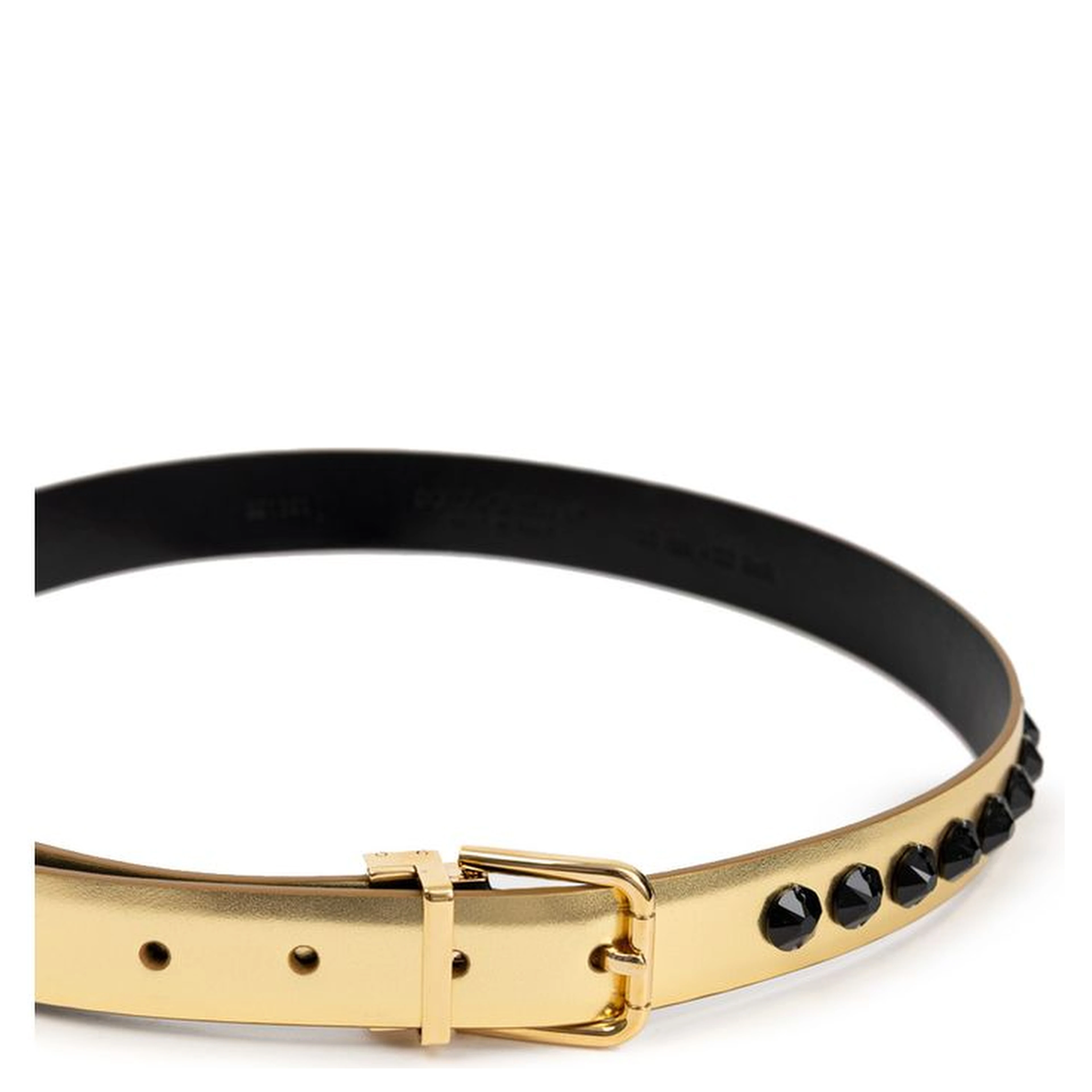Gold Leather Regular Belt