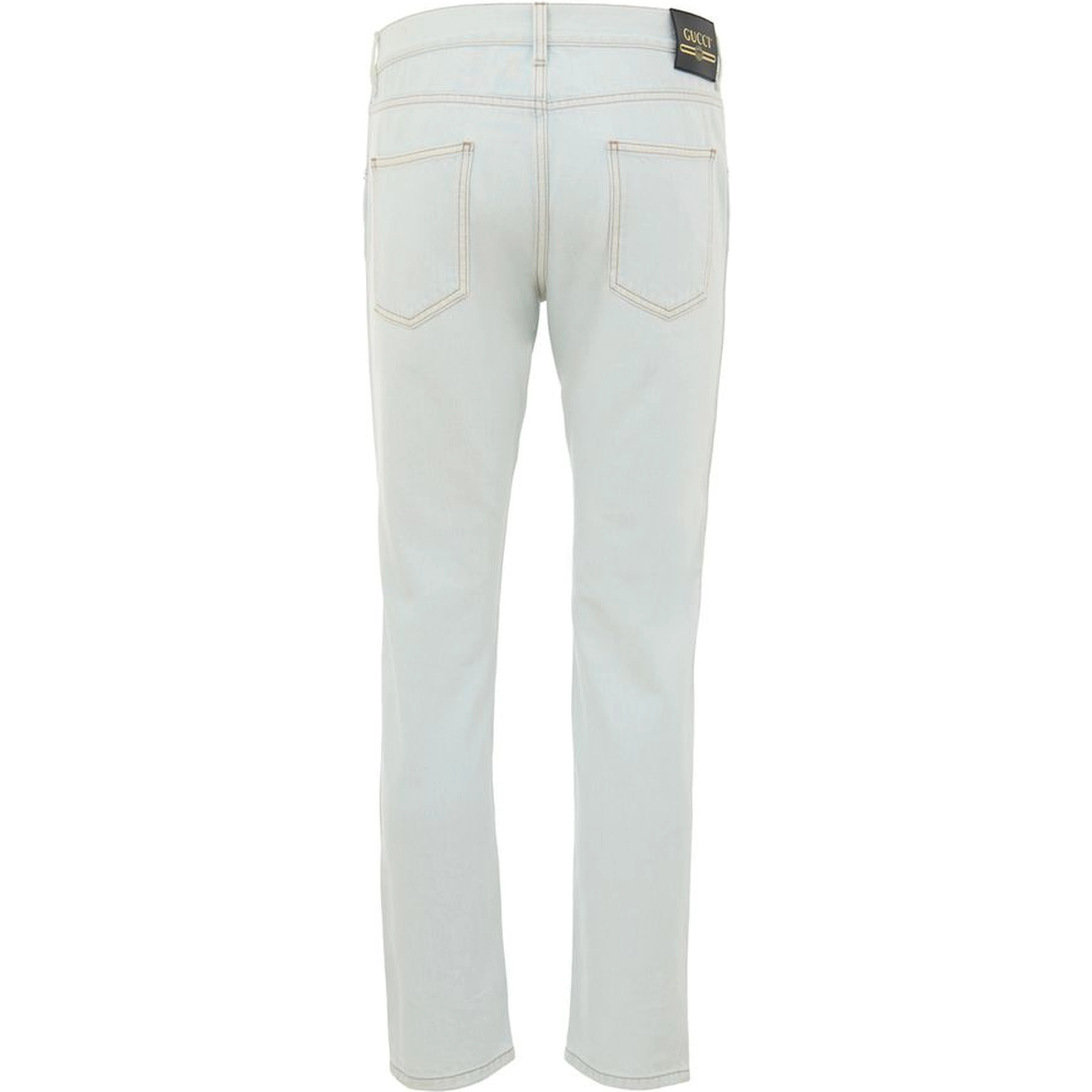 Blue Cotton Relaxed Fit Jeans