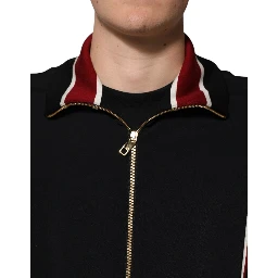 Black DG King Full Zip Sweatshirt  Sweater