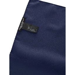 Blue Silk Pocket Square