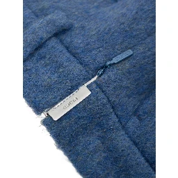 Blue Wool Shorts