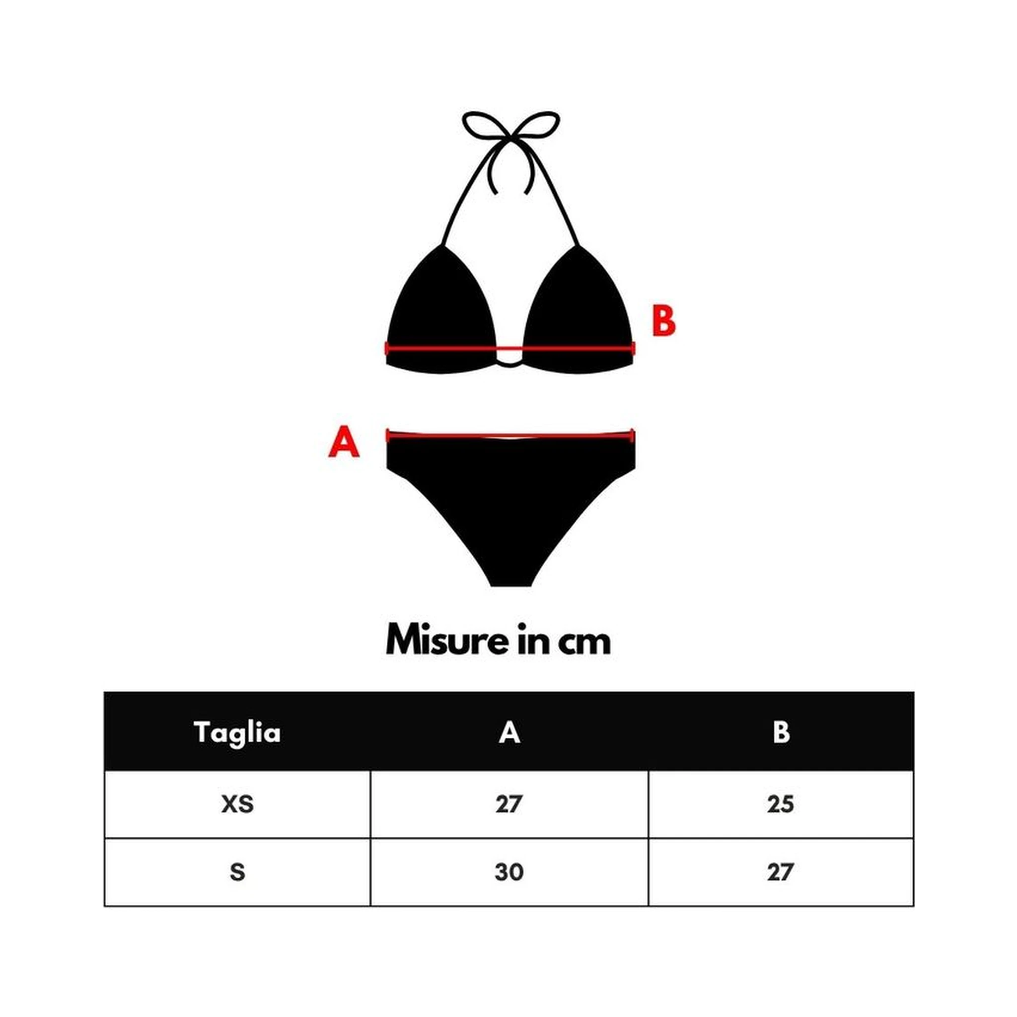 Black Polyamide Bikini