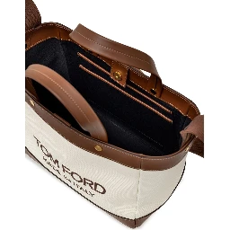 Beige Cotton Tote Bag