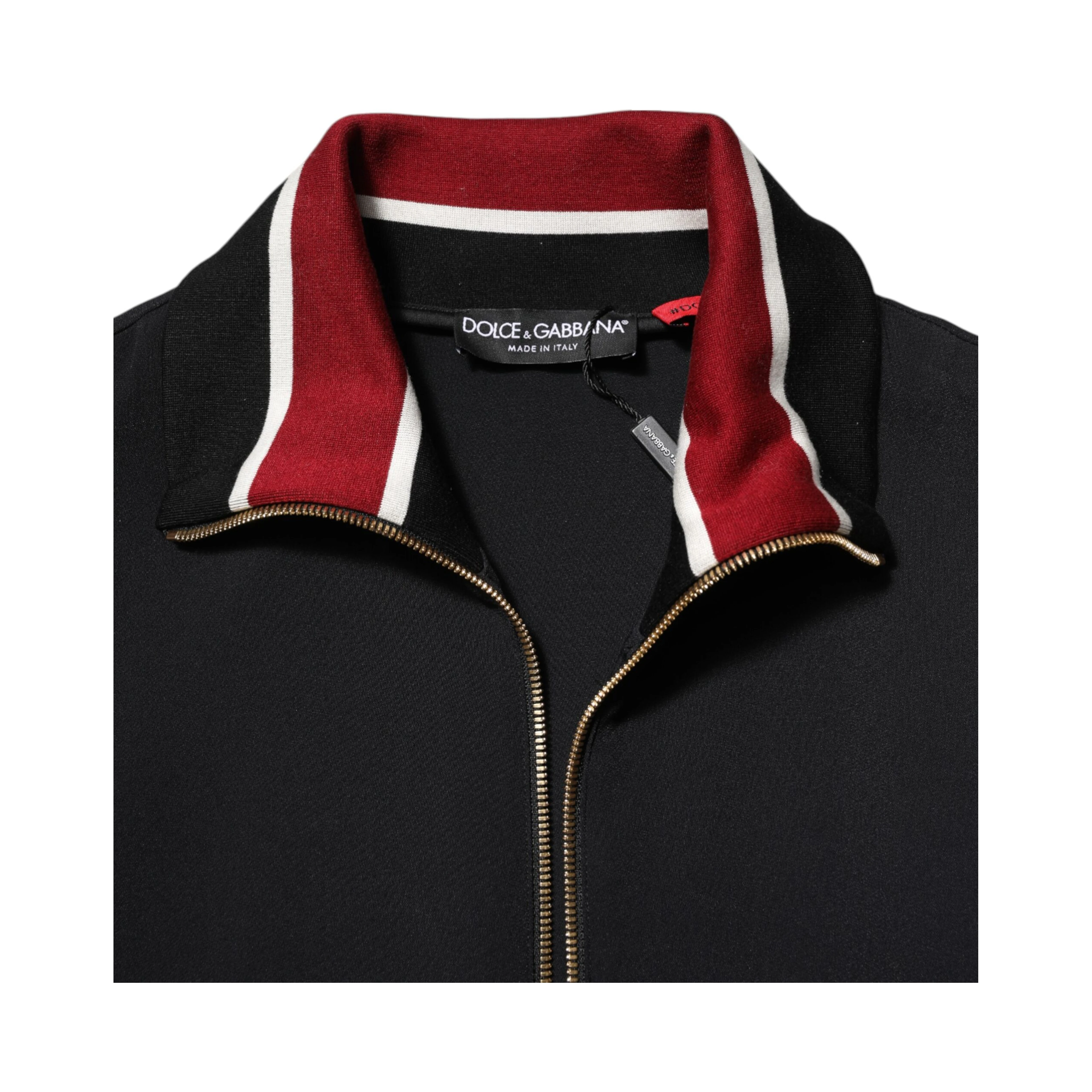 Black DG King Full Zip Sweatshirt  Sweater