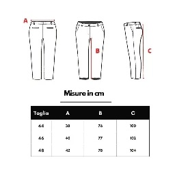 بنطلون رسمي من الصوف بلون بوردو