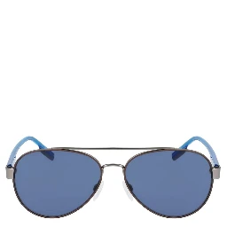 Gray Metal Sunglasses