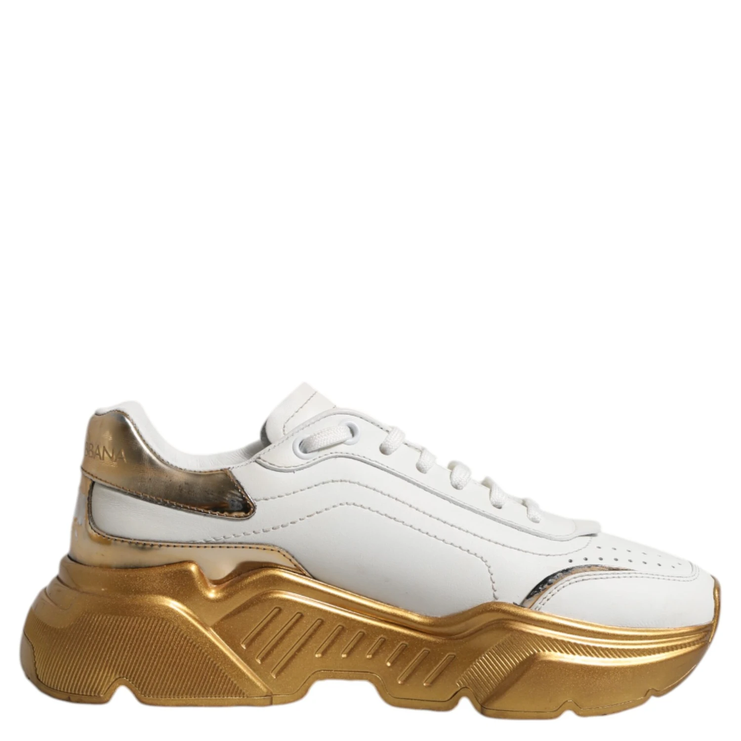 White Gold Daymaster Low Top Sneakers Shoes
