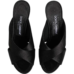 Black Keira Baroque High Heel Sandals Shoes