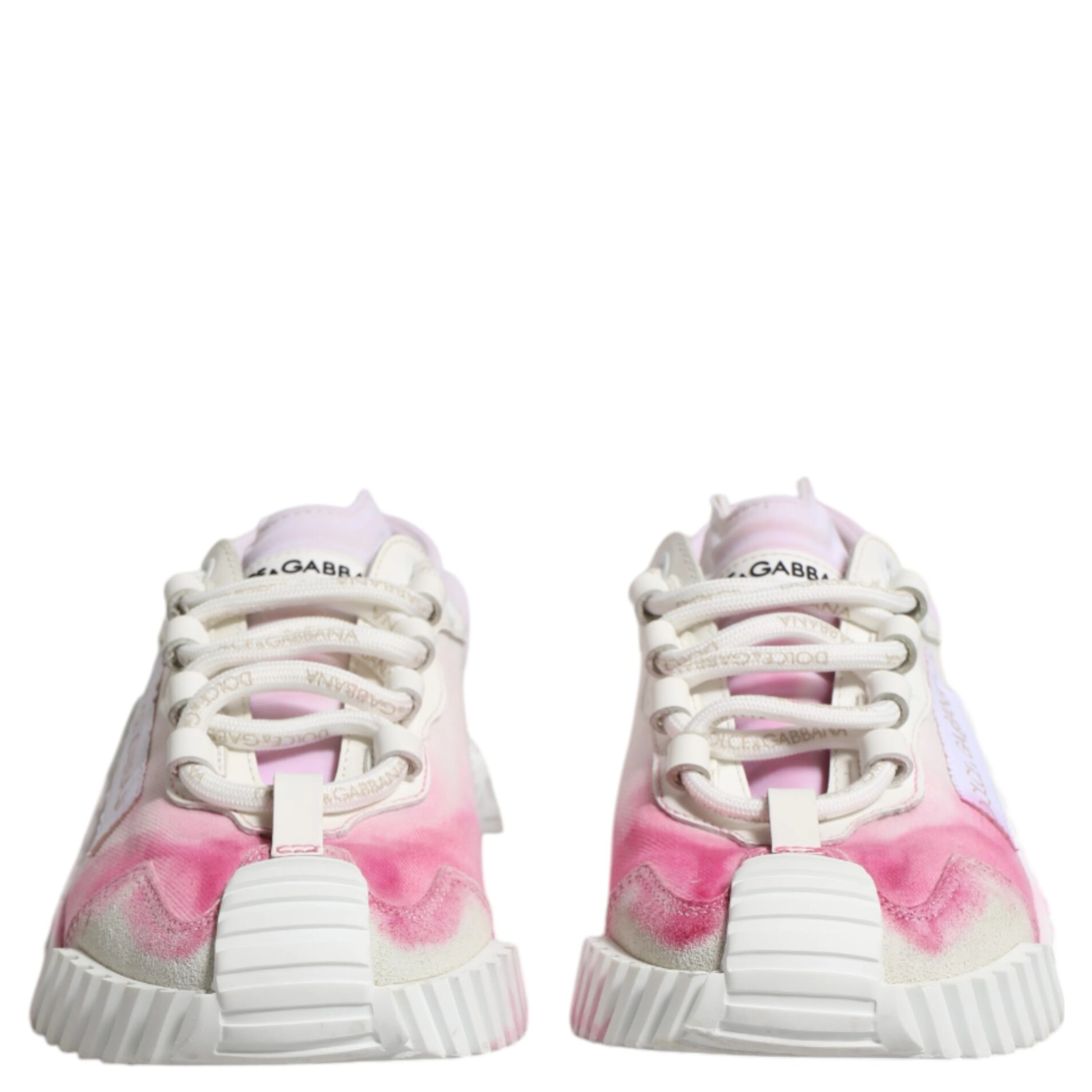 White NS1 Lace Up Low Top Sneakers Shoes