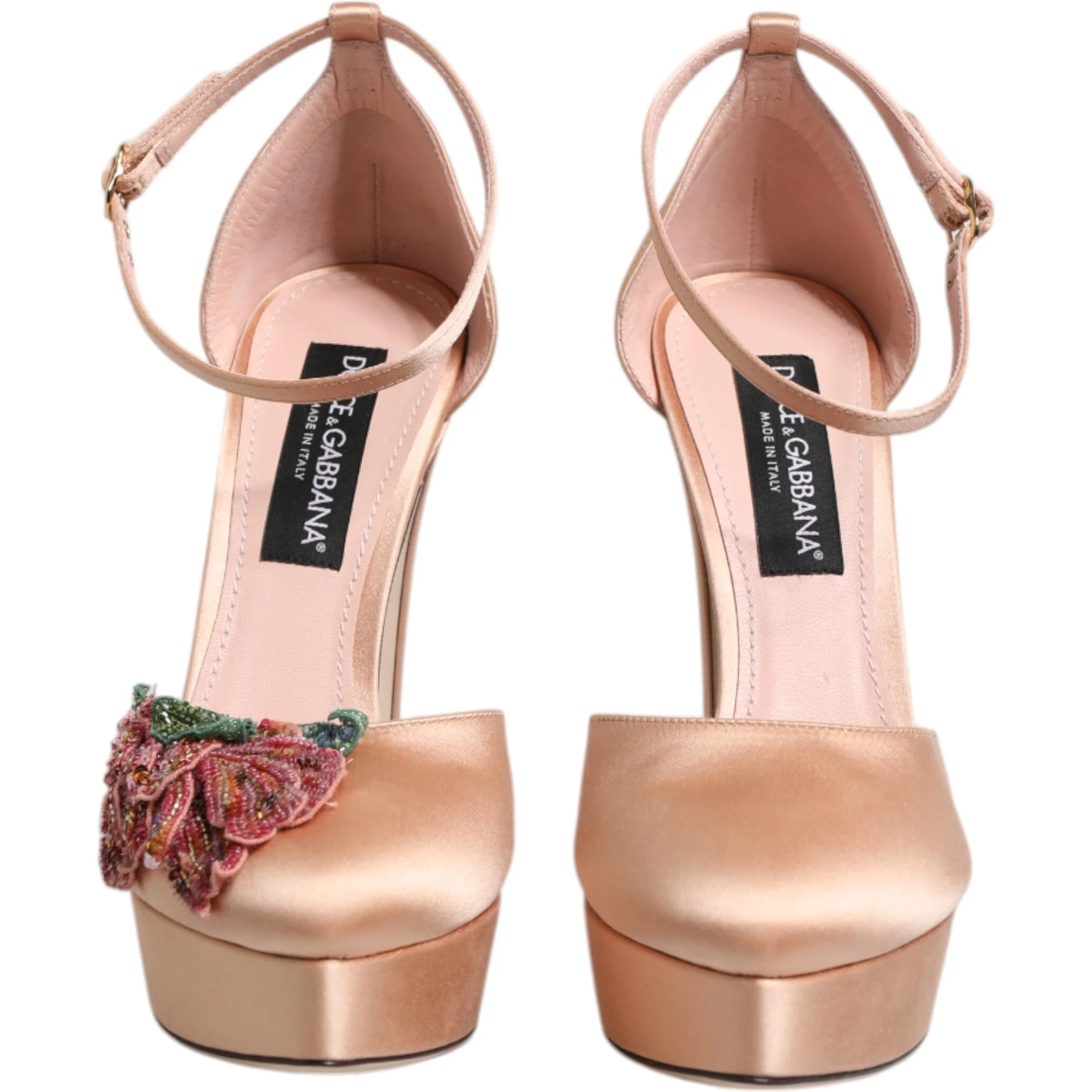 Pink Block Heels Ankle Strap Sandals Shoes