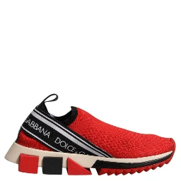Red Sorrento Slip On Low Top Sneakers Shoes